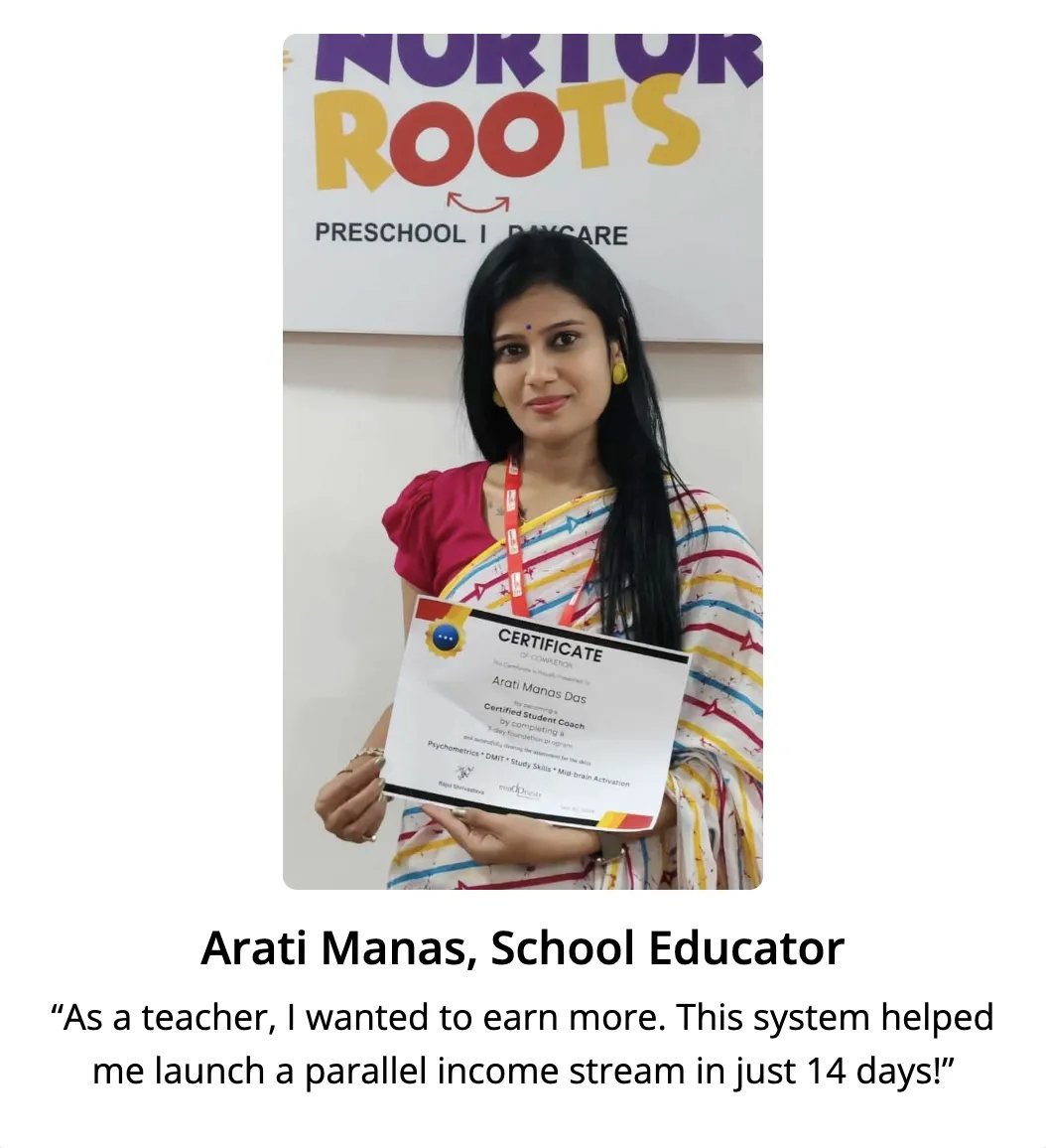 Arati Manas testimonial