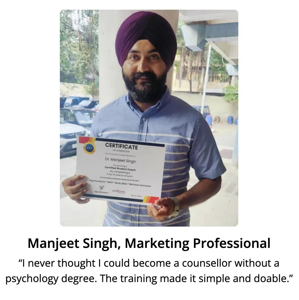 Manjeet Singh testimonial